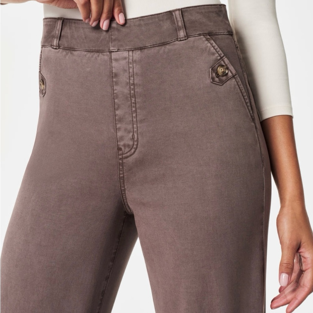 Stretch Twill Cropped Pant